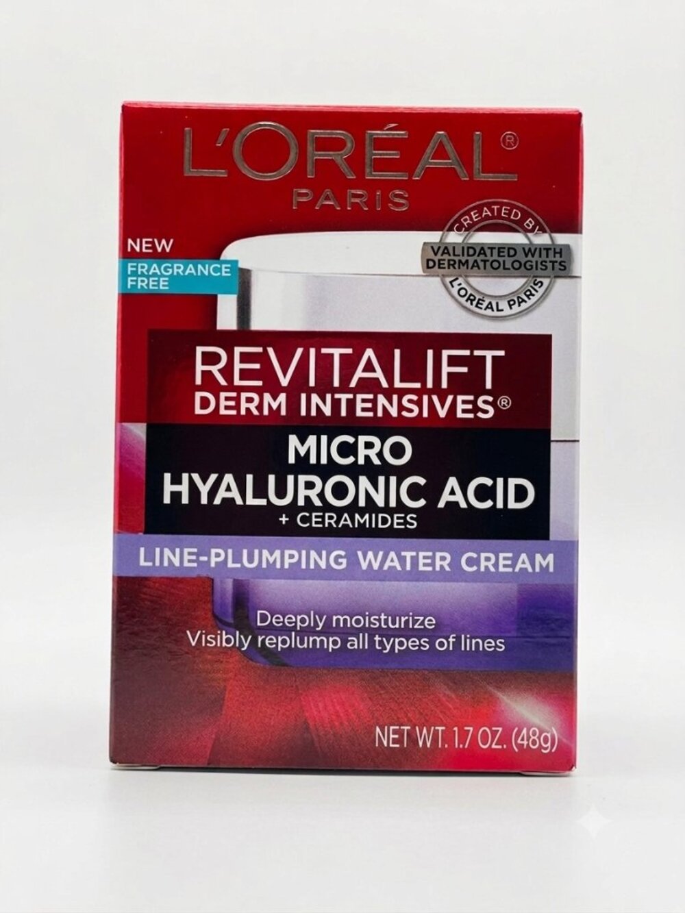 L'Oreal Revitalift Micro Hyaluronic Acid Ceramides Water Cream 1.7 oz